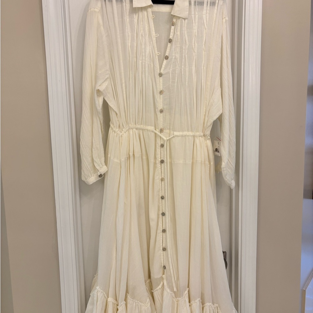 FP Movement by Free People Cream Maxi Dress